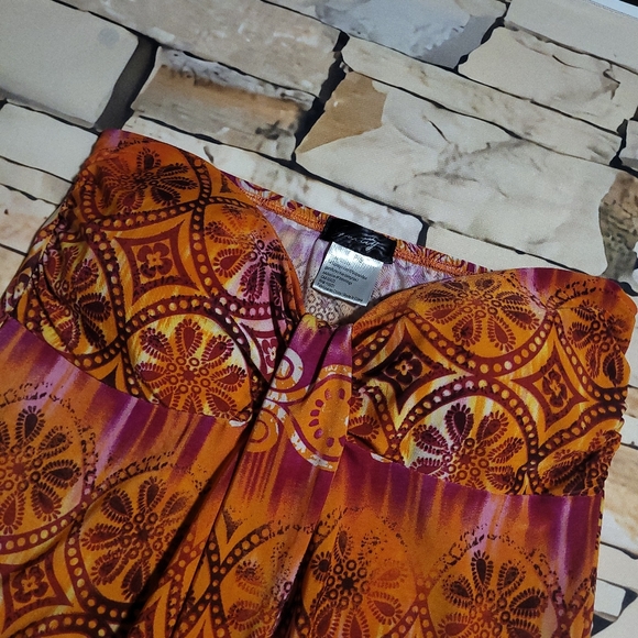 S | Strapless Ruched/Padded Boho Top - Picture 3 of 5